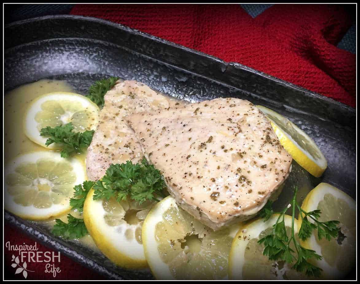 Grilled Swordfish with Garlic Sage Butter Inspired Fresh Life